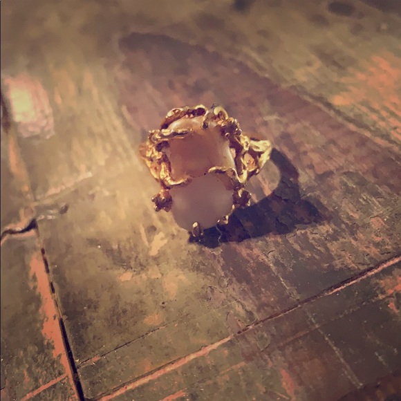 Jewelry - Gold plated two tone gold ring